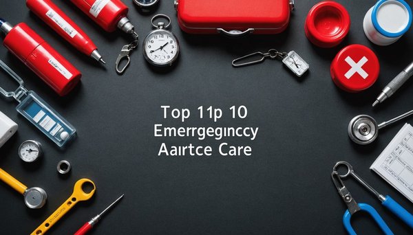 Top 10 outils essentiels pour assurer des soins d'urgence