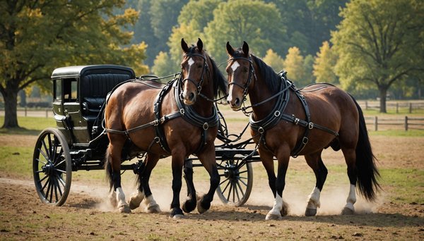 Les équipements idéaux pour un cheval de trait puissant